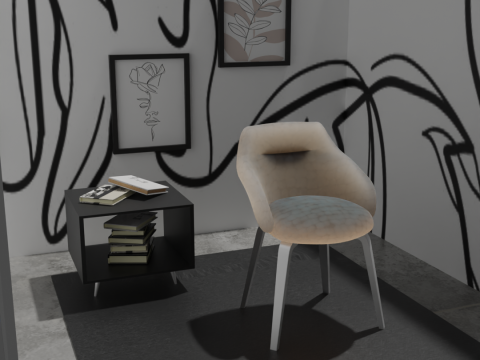 Beautiful and different room Modèle 3D