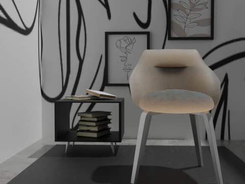 Beautiful and different room 3D Model