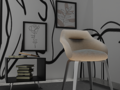 Beautiful and different room Modèle 3D
