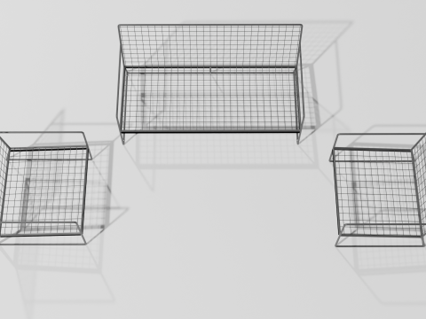 Sofa elegant gray Model 3D