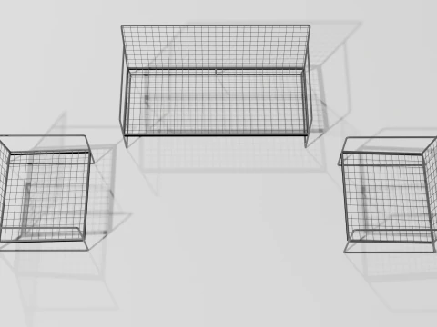 Sof&aacute; elegante cinza Modelo 3D