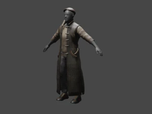 STALKER Coat 3D Model