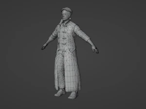 STALKER Coat 3D Model