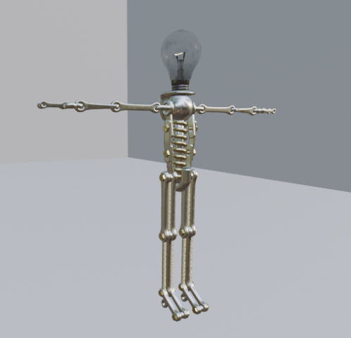 The robot Modèle 3D .c4d .max .obj .3ds .fbx .stl .blend 