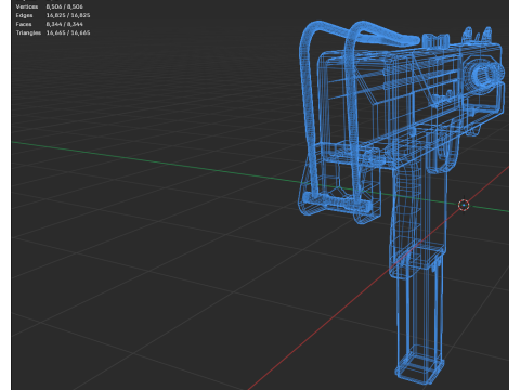 MAC-10 3D Model