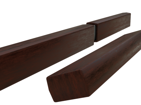 Double knife Model 3D