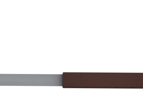 Double knife Model 3D