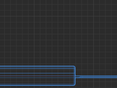 Double knife Model 3D
