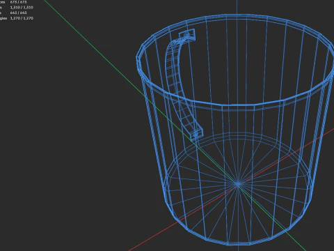 Old cup 3D Model
