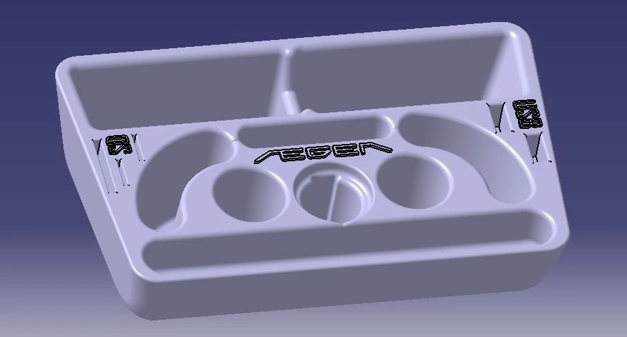 FIAT EGEA - ORGANIZADOR TIPO EASY TORPEDO Modelo 3D .c4d .max .obj .3ds .fbx .stl .blend 