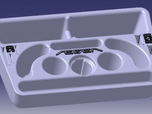 FIAT EGEA - TIPO EASY TORPEDO 정리 도구 3D 모델