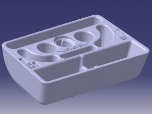 FIAT EGEA - TIPO EASY TORPEDO ORGANIZER Modèle 3D