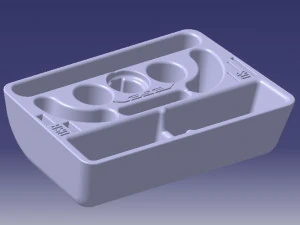 FIAT EGEA - ORGANIZADOR TIPO EASY TORPEDO Modelo 3D