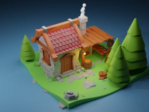 Blacksmiths house 3D Модель
