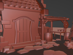 Blacksmiths house Model 3D