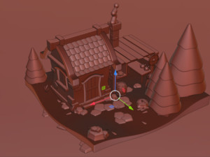 Blacksmiths house Model 3D