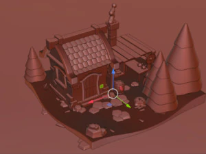 Blacksmiths house 3D Model