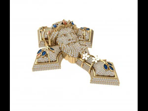 Jesus Cross Pendant 3D Model