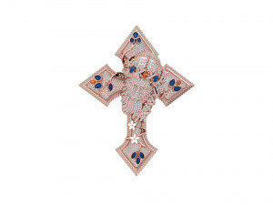 Jesus Cross Pendant Modello 3D