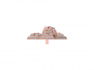 Jesus Cross Pendant Modello 3D