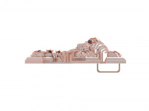 Jesus Cross Pendant Modello 3D