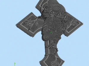 Jesus Cross Pendant 3D Model
