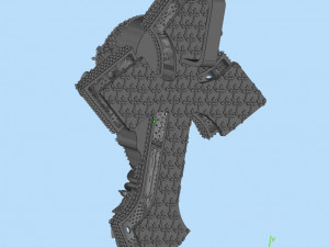Jesus Cross Pendant Modello 3D