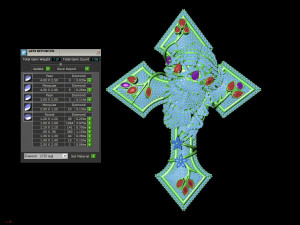 Jesus Cross Pendant Modello 3D