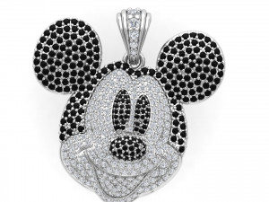 Miki Mouse Pendant 3D-Modell
