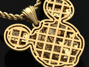 Miki Mouse Pendant 3D-Modell