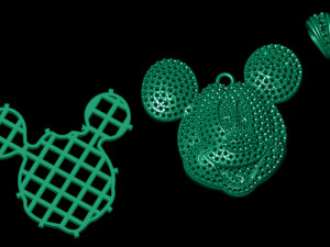 Miki Mouse Pendant 3D-Modell