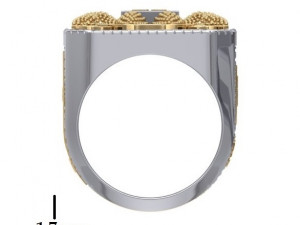 Masonic Ring Model 3D