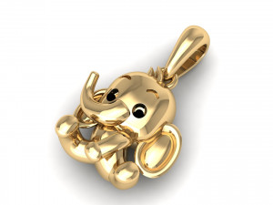 Elephant Pandent 3D मॉडल