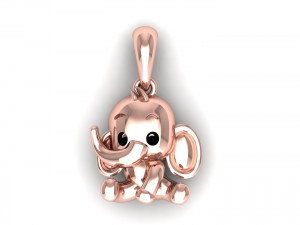 Elephant Pandent 3D 模型