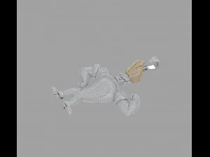 Pingente Johnny Bravo Modelo 3D