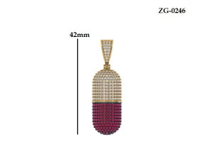 Capsule Pendant 3D Model