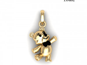 Teddy Bear Pendant 3Dモデル