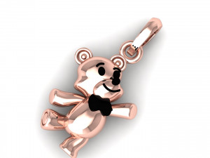 Teddy Bear Pendant 3D 모델