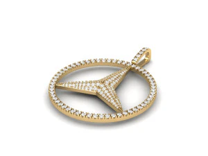 메르세데스 펜던트 3D 모델