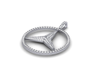 Mercedes Pendant Modelo 3D