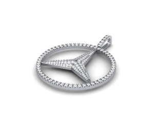 Mercedes Pendant 3D Model