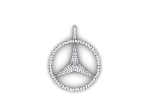 Mercedes Pendant 3D Model