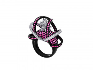 Wedding ART Deco Ring 3Dモデル