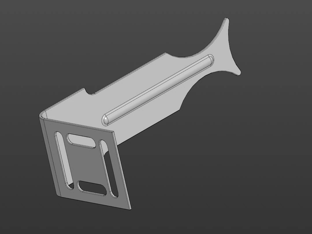 Bracket 3D Model .c4d .max .obj .3ds .fbx .stl .blend 