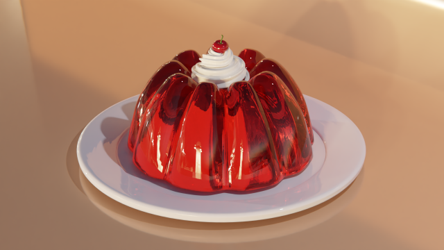 Jello Plate 3D-Modell .c4d .max .obj .3ds .fbx .stl .blend 
