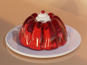 Jello Plate Modello 3D