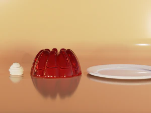 Jello Plate 3D Model