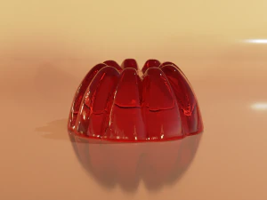 Jello Plate 3D Model