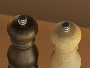 Salt and Pepper Grinders 3D Model