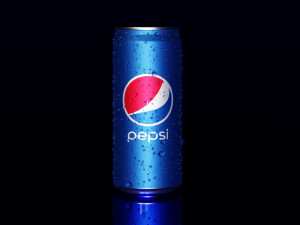 Pepsi Can with Droplet Generator 3D Model